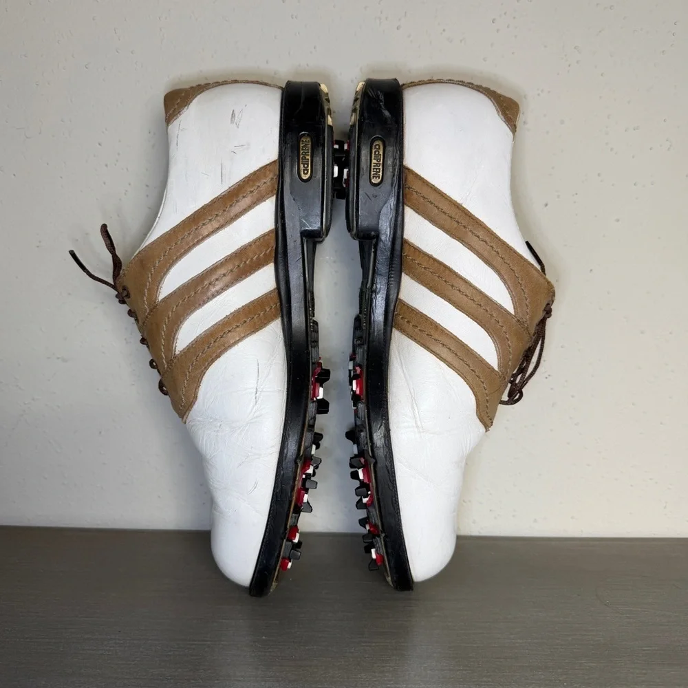 adidas White and Tan Men's Oxfords